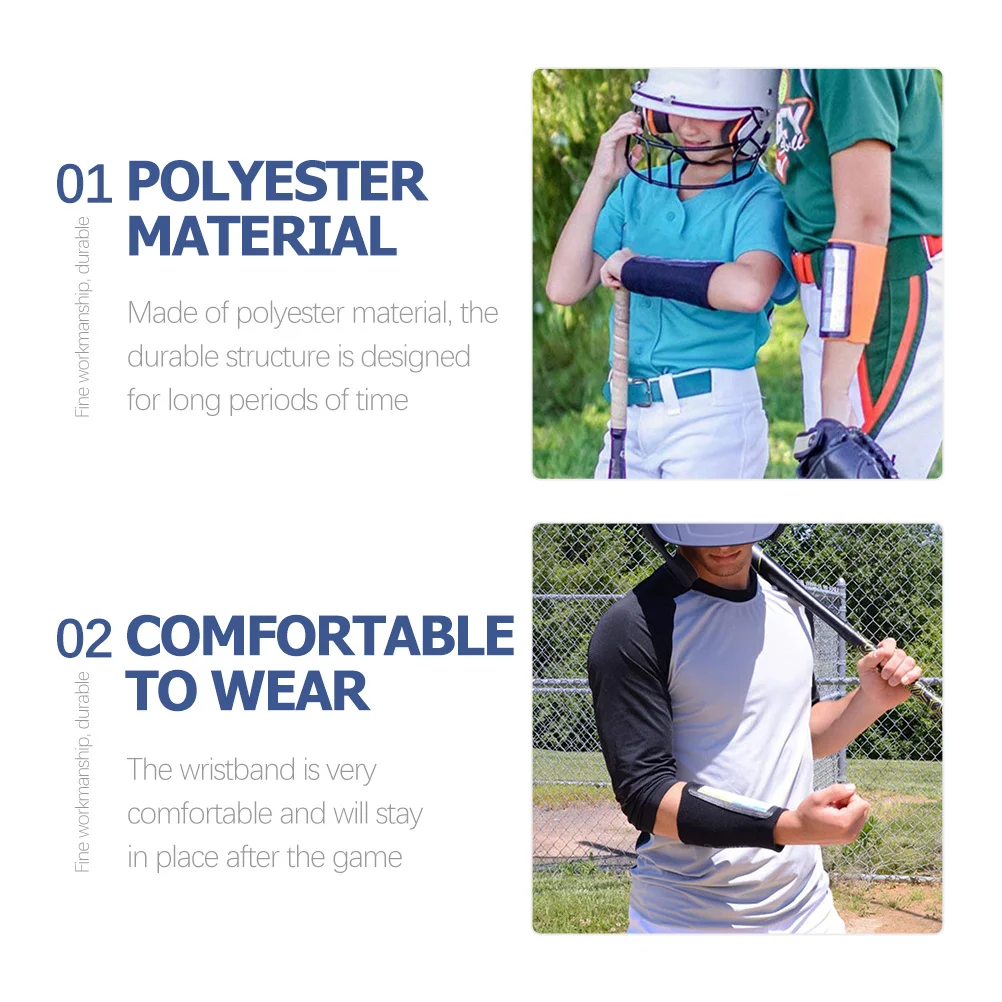 

2Pcs Football Play Wristband Adjustable Hook Loop Closure Arm Band for Tackle Flag Football Youth Training Gear