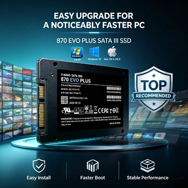 Solid State Disk SSD 870 Embedded Solid State Hard Drive SATA3 25 Inch Quick Read Write For Notebook Micro PC Desktop
