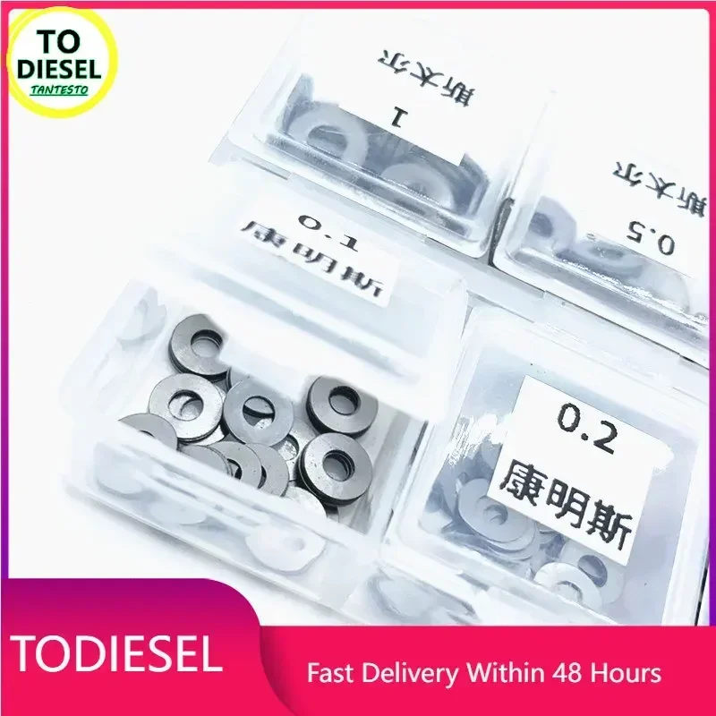 500PCS 3X7.2/4X9mm  Diesel Fuel Injector Pump Nozzle Seal Washer Aluminium Rings Repair Kits for AOWEI STR CUMMINS BOSCH