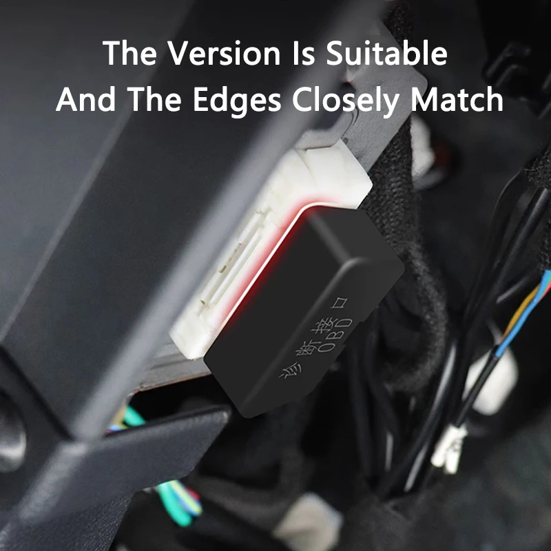 

QHCP автомобильный OBD интерфейс защитный чехол пылезащитный чехол компьютерный диагностический интерфейс защитные чехлы для серии Subaru аксессуары