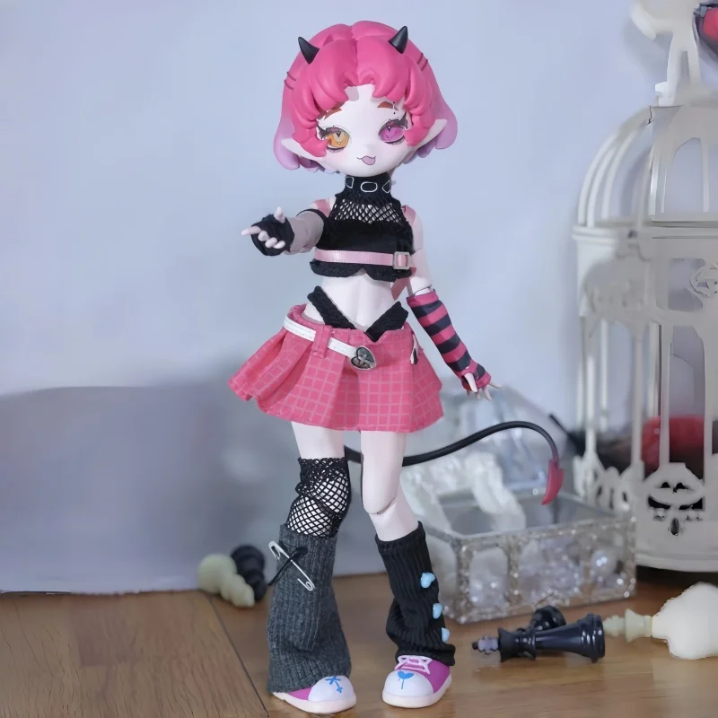 Nuovo Cooze 1/8 Bjd Corna del Diavolo Cieco Scatola Squisita Bambola Mobile Ornamento Giocattoli Mobilità Comune Creativo Desktop Collezione Regalo
