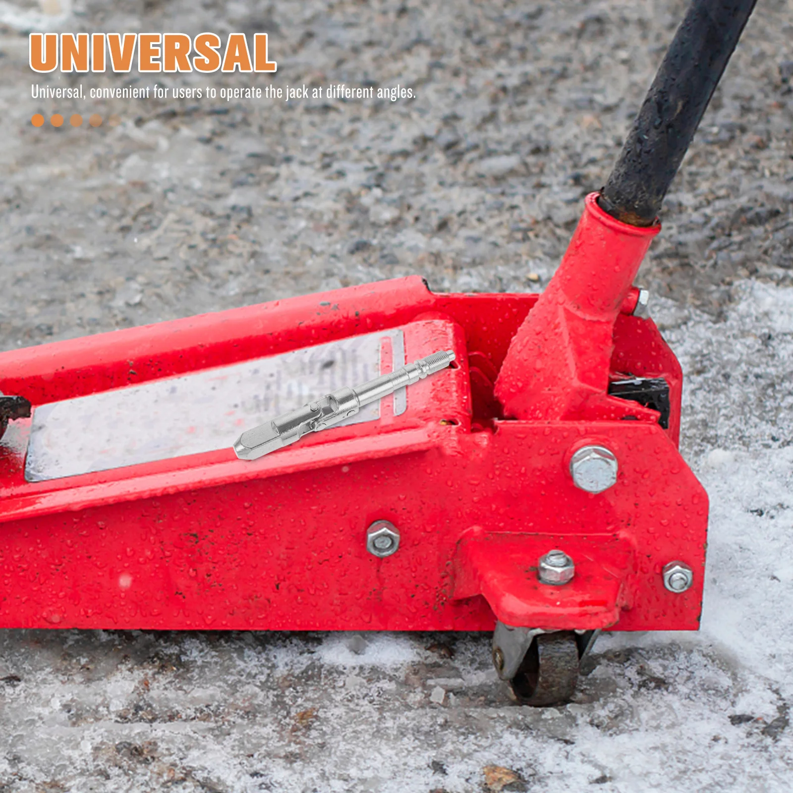 

130Mm Dual Pump Jack Direction Joint Heavy Duty Iron Trailer Jack Tool for Quick Lift Stable Operation Jacks Cardan Shaft