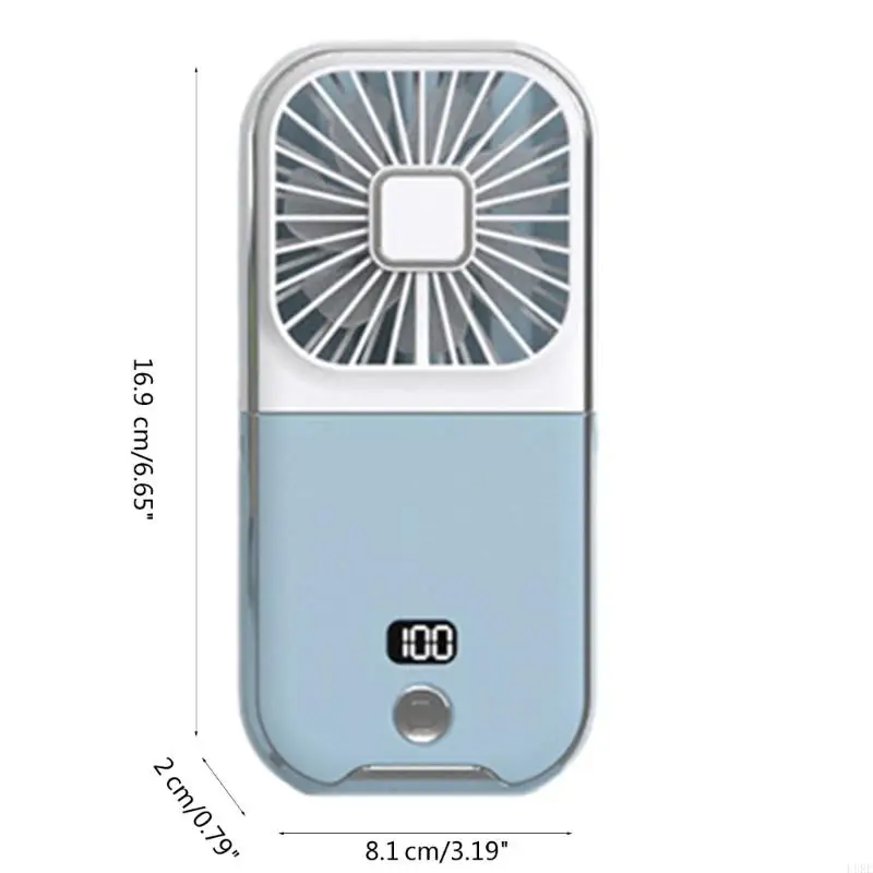L8RE Portable Say Fan Mini Fan Handheld Quạt có thể gập người quạt cầm tay cầm tay