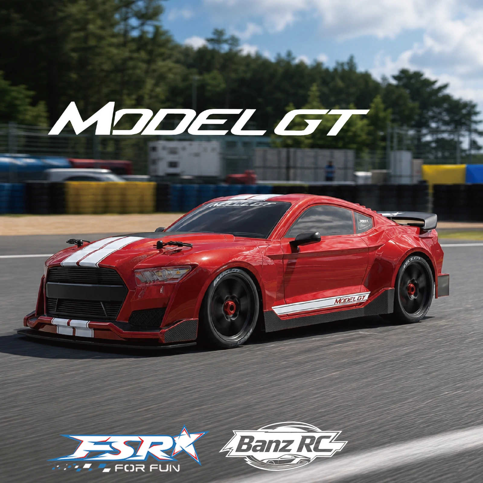 1/7 Scale FSR Model GT Hobby RC Racing Model, 4WD Brushless Powered Sports Car, 2.4GHz Radio Control, 6S & 8S 130+KM/H Top Speed