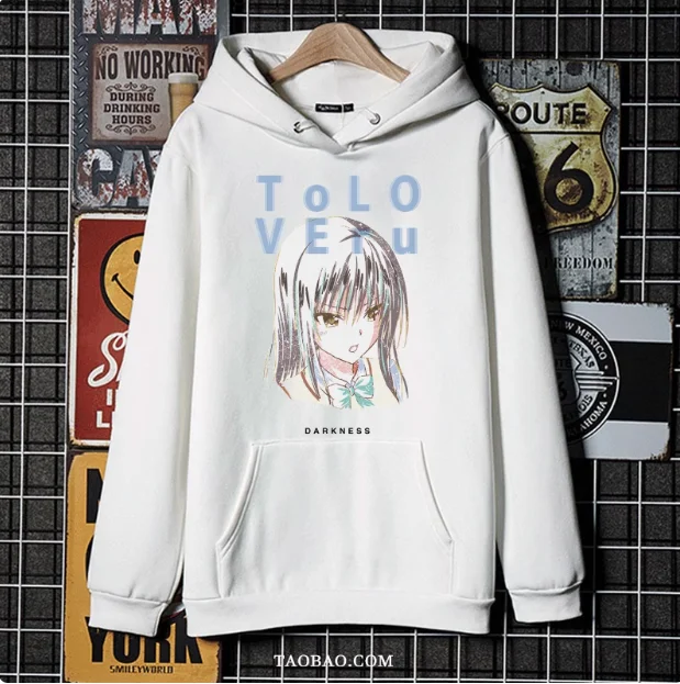 Anime To LOVE Kotegawa Yui Hooded Hoodie Cosplay Autumn Winter Men Women Coat Loose Jacket Tops