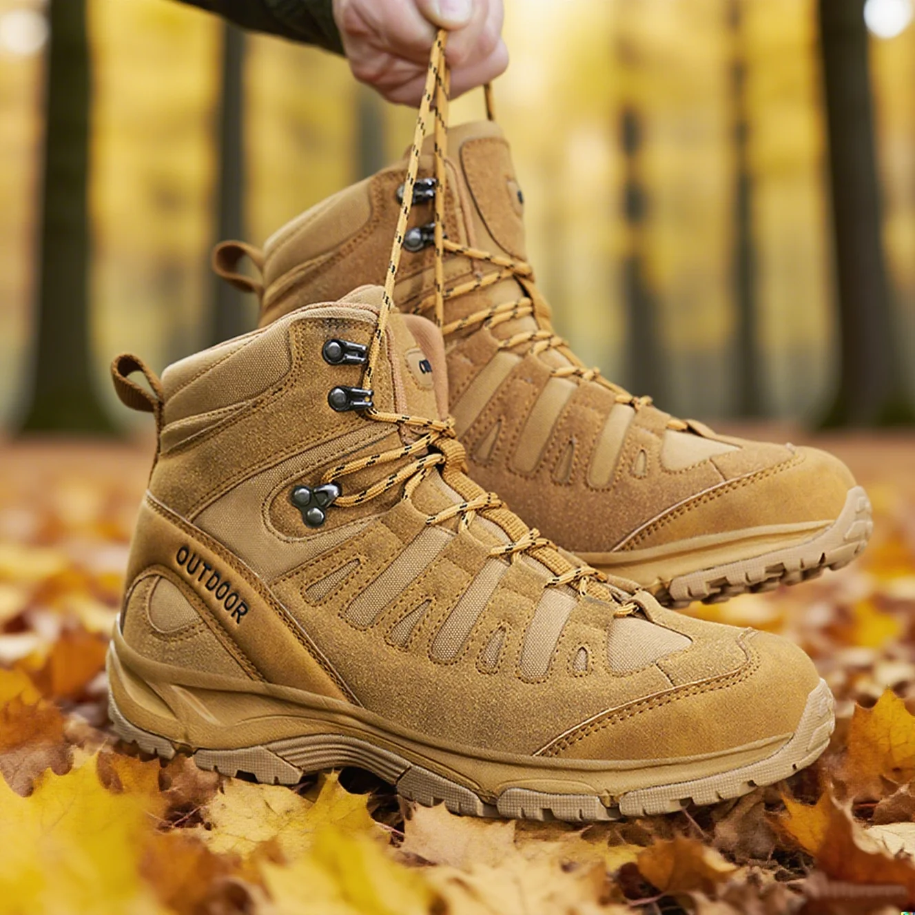 

Боевые ботинки, новые высокие тренировочные полевые ботинки, альпинистские ботинки, уличная походная обувь на толстой подошве