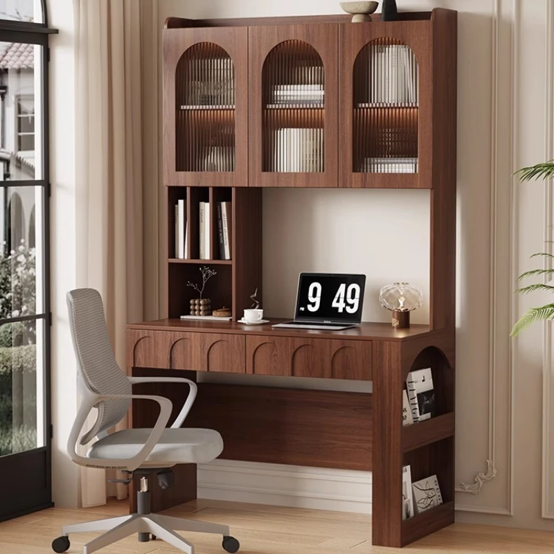 Luxury Modern Office Desk Executive Standing Wooden Computer Office Desk Minimalist Design Mesas Escritorio Lounge Furniture