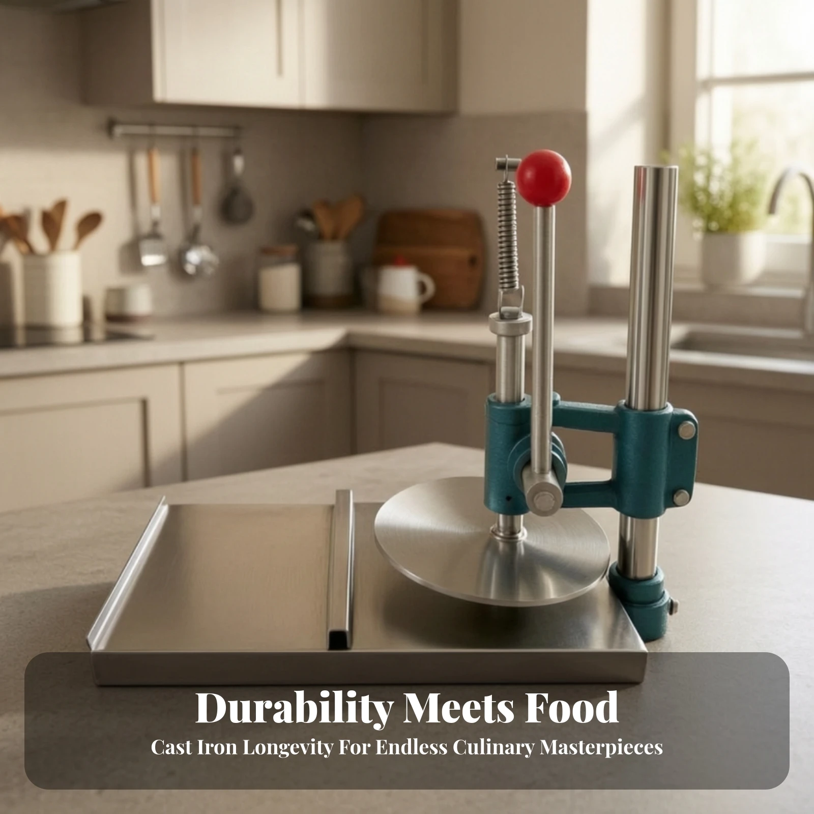 Prensa para Masa de Hierro Fun - Tortilla Press Cast reseña y precio