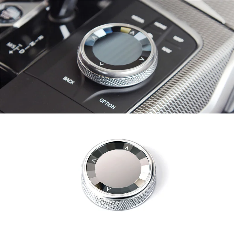 IDrive Multi-Media Knob Rock Crystal Cover Trim for BMW 3 G20 G21 4 G22 G23 2020+ Z4 G29 X5 G05 X6 G06 MGU Model