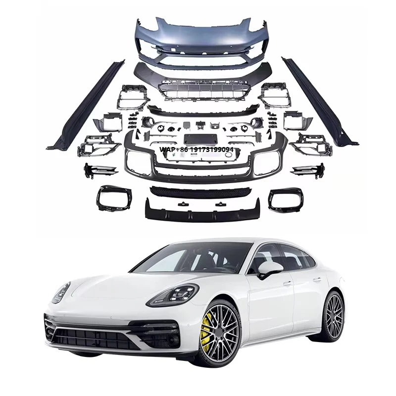 

2017-2021 TurboS Style Body Kit Fog Light Front/Rear Bumper Tips Grille Bolt-On for for New 1 Year Warranty