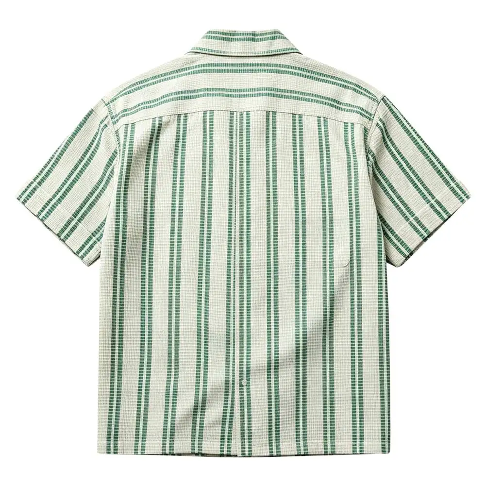 Bear Obsession Cosplay Musical Instrument Store Green Workwear Shirt Costume Men Fantasy Roleplay Halloween Carnival Party Suit view 4