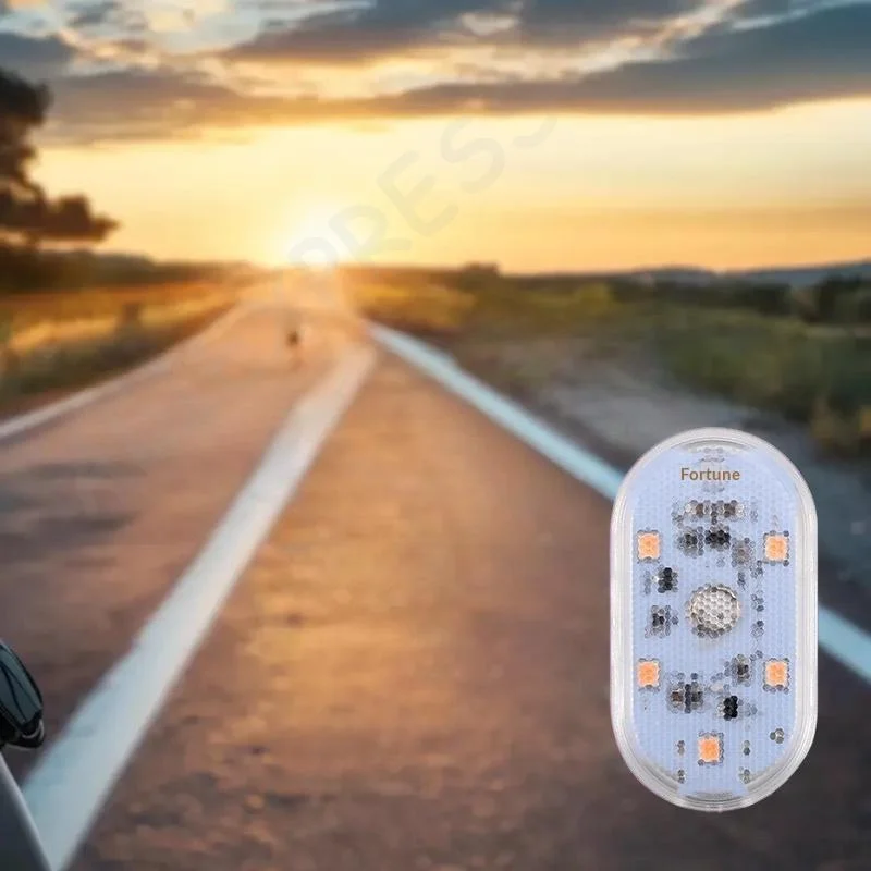 Vehicles Atmosphere Illumination Foot Mood Wiring-Free LED Magnetic Lights