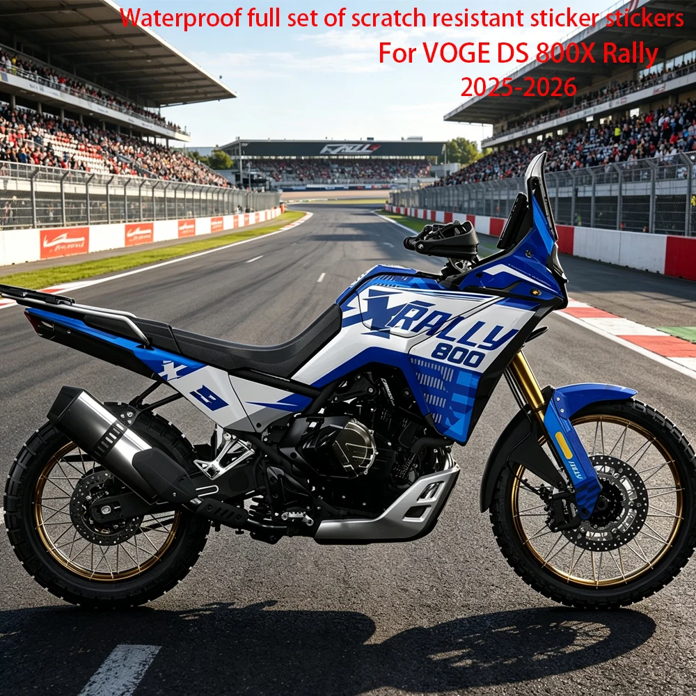 For VOGE DS800X Rally DS800 X Motorcycle Waterproof Anti‑UV Fairing Sticker Full Body Sticker Kit Decorative Protective Film