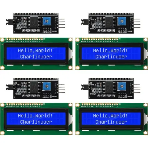 8PCS IIC TWI I2C LCD 1602/LCD 2004 직렬 인터페이스 어댑터 및 LCD 모듈 디스플레이 백라이트 Arduino R3 MEGA2560과 호환 가능