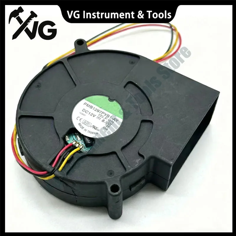 Original SUNON PMB1297PYB1-AY 2.F.GN DC 12V 8.6W 3-Wire Server Cooling Fan