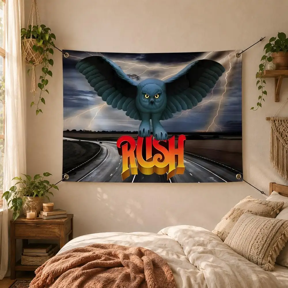 Rushs Modern Graphic Theme Flags Decorative Flag Banner for Outdoor Garden Yard Camping Party Home Wall Hanging Decor