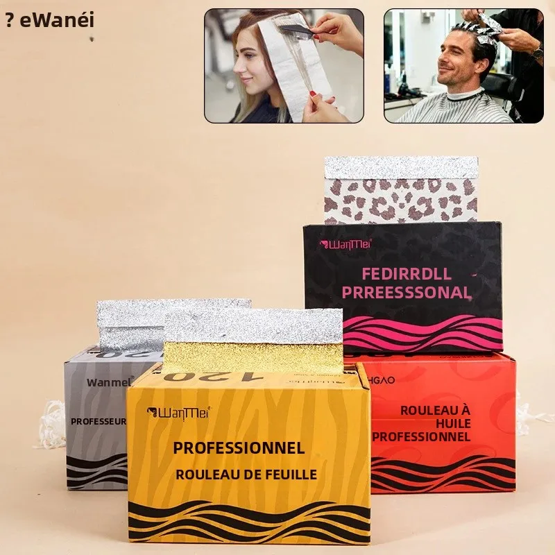 Feuille de cheveux professionnelle en relief de qualité de coloration des cheveux avec Texture antidérapante pliable adaptée aux outils de teinture et de coiffure en Salon