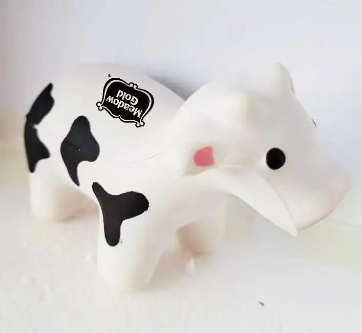 

Free Ship Free Logo PU foam Cows Stress Ball With your Company Logo For Promotional Activity