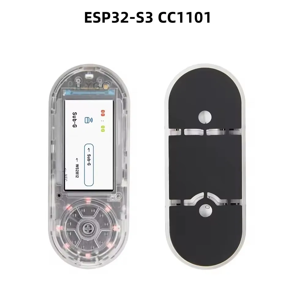 Original T-Embed ESP32-S3 CC1101 Low-Power Sub-1 GHz RF Transceiver PN532 NFC RFID I2C Module LCD Board Built-in Battery 1300mAh