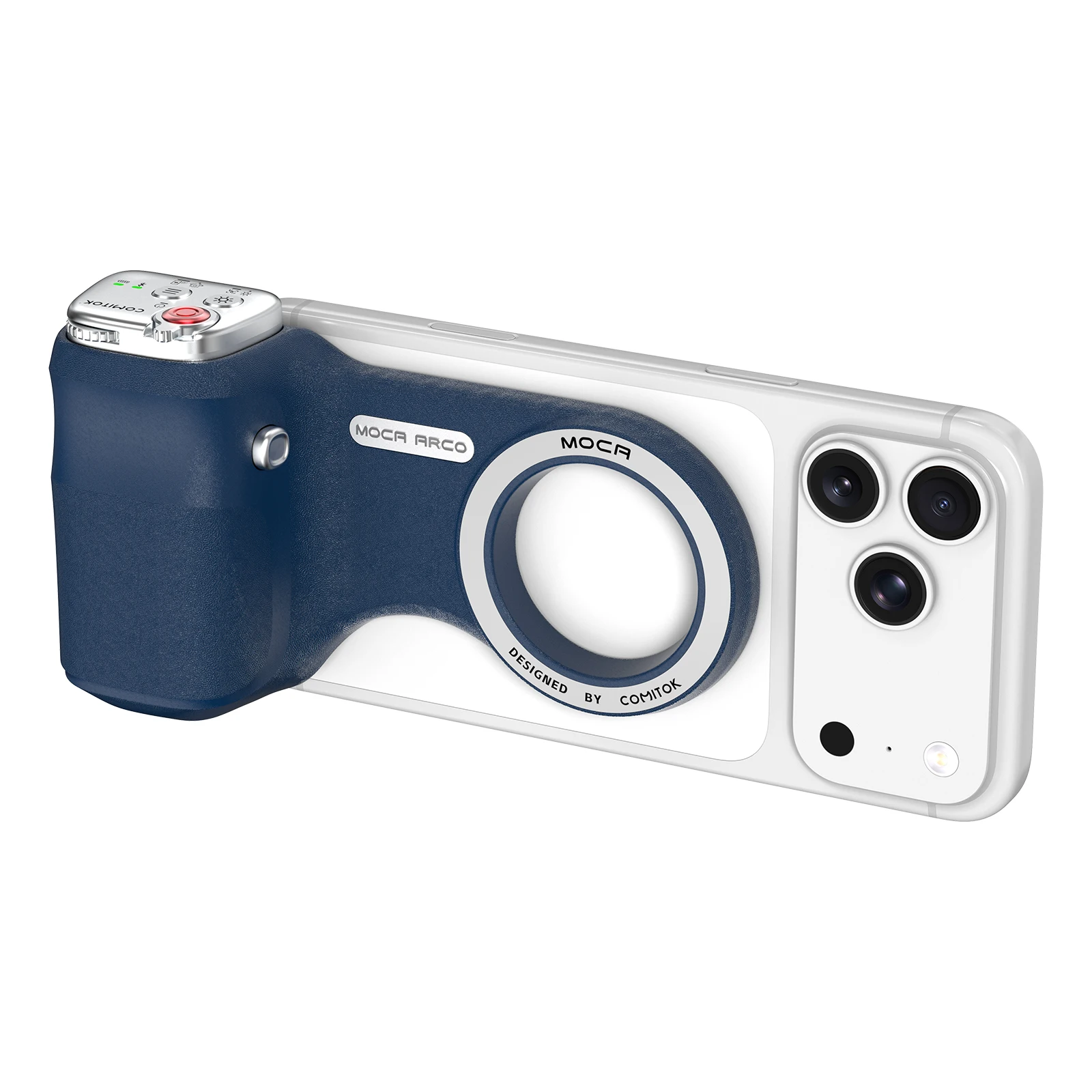 Magnetic Magsafe Camera Grip With Detachable Remote For Iphone_voghion.com