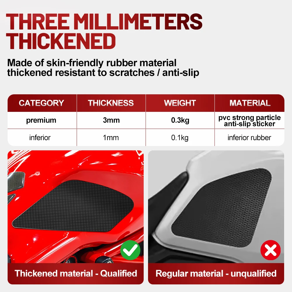 For DUCATI MONSTER 1200 2014-2021 Motorcycle Fuel Tank Stickers Protector UV Resistant Practicality And Aesthetics Track Day