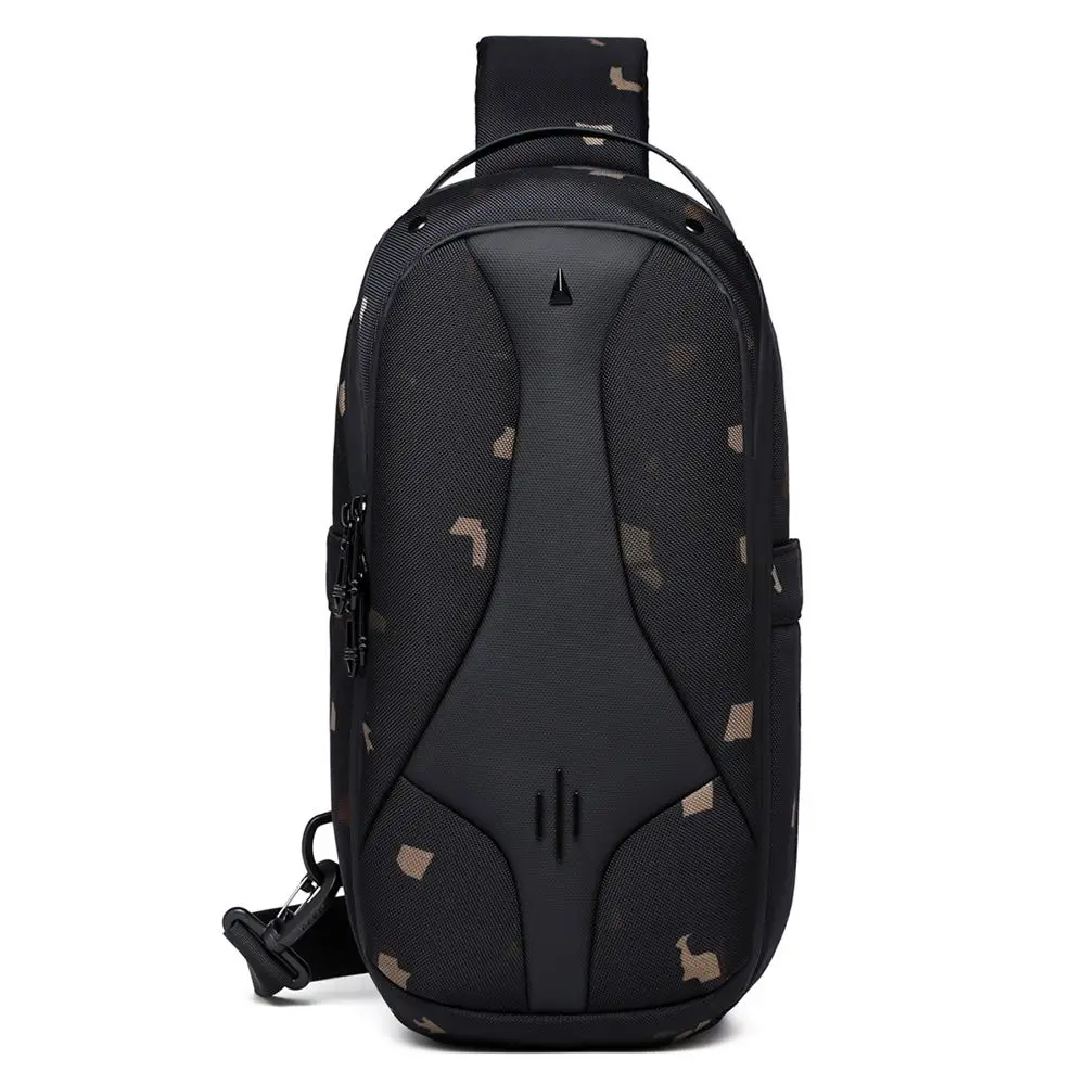 Ozuko Chest Bag Men\'s Trendy Men\'s Fashion Crossbody Shoulder Bag High Quality For Men Travel Sling Bag Fits in 11inch Pad