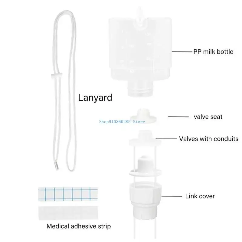 K9FF جهاز دعم التمريض للرضع تعديل الشفط اللطيف من السيليكون الناعم لحديثي الولادة جهاز مساعدة الرضاعة سهل التفكيك #2