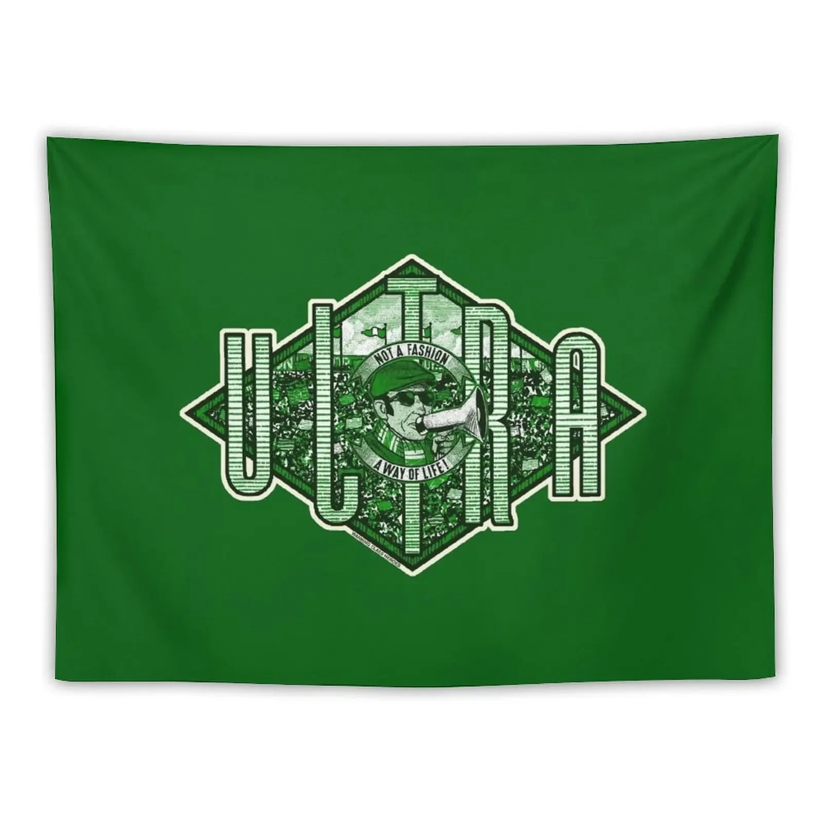 

VECCHIO ULTRAS by Wanking Class heroes! (green and white edition) Tapestry Wall Tapestries Tapestry