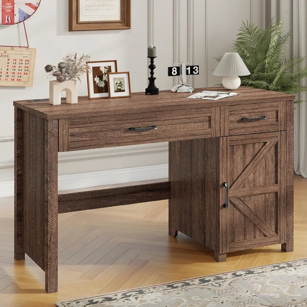 

Administrative office desk, computer desk with drawers and storage cabinets, home office workstation computer desk, study room