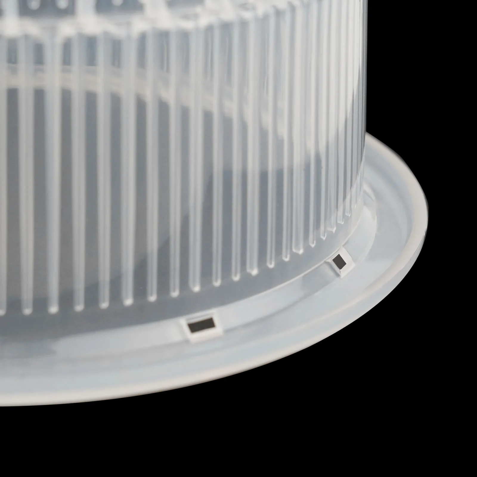 Transparent Resin Flower Container with Ventilated Design Perfect for Orchid Plants and Root Growth Observation