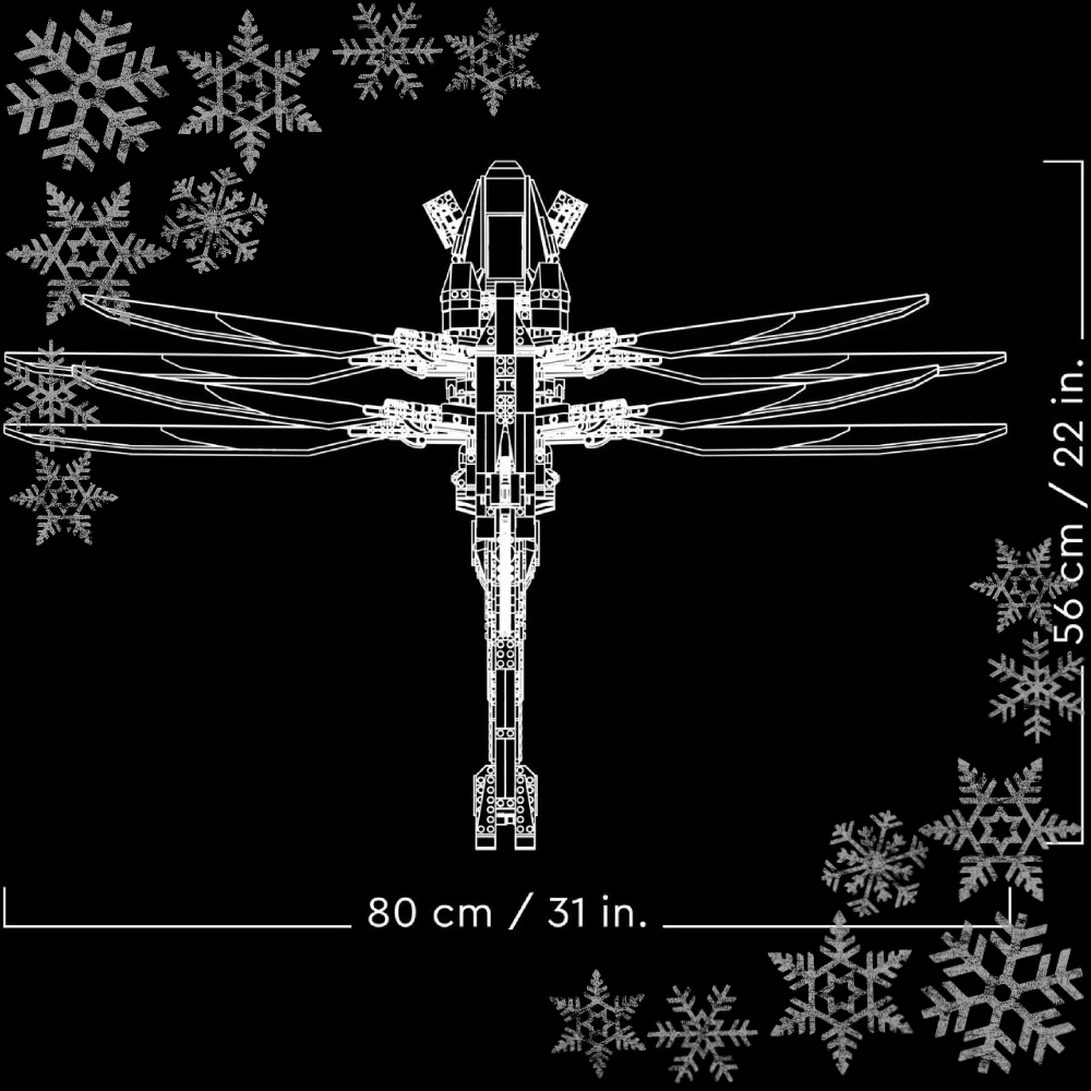 

LEGP Dune Royal Atreides Beast Ornithopter Plane Строительный комплект Игрушечная модель самолета Лучший подарок для детей и взрослых 1369 шт.