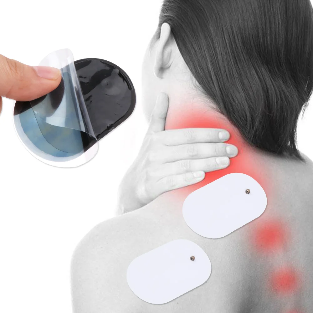 Almofadas de eletrodo dezenas, adesivos de substituição autoadesivos para máquina de terapia de unidade dezenas, massagem, cuidados de saúde,