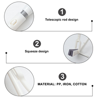 Mini Mop for Kids Sponge Cleaning Tool Cotton Floor Small Spaces Self Wringing Household Practical Tile Window