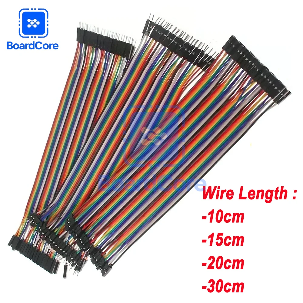 40pin Dupont Wire Kit Male To Male + Male To Female and Female To Female 10cm/20cm/30cm Jumper Wire Dupont Cable for Arduino