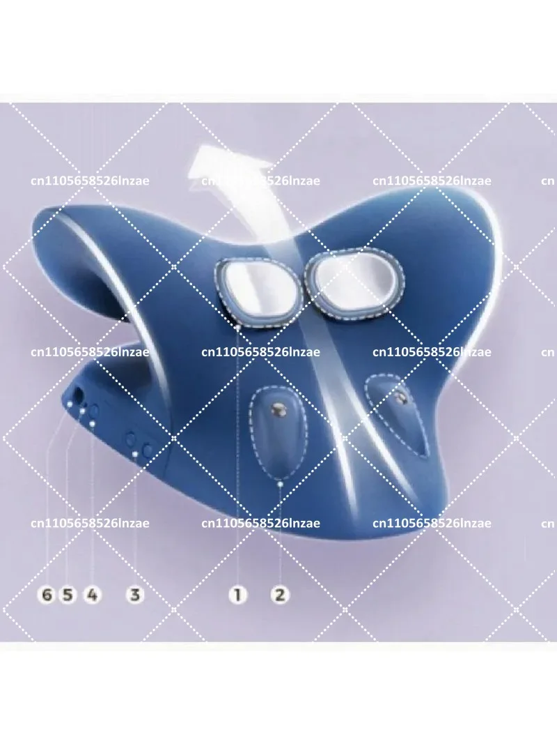Neck Shoulder Massager with Heat 6 Modes Portable Muscle Stimulator Therapy