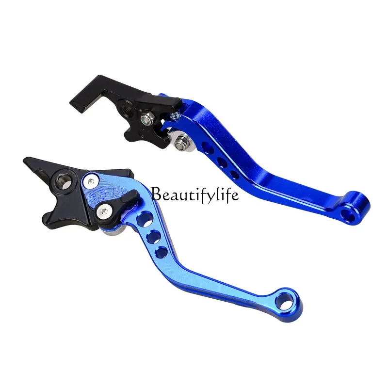 

Modified horn with light handle brake grip front and rear drum brake turn signal CNC brake handle