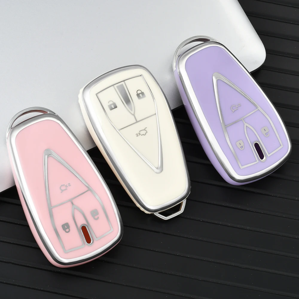 3 buttons key cover fob case for Changan CS35PLUS CS75plus CS55PLUS Eado UNI-T Oushang X5 X7 EV Shell Buckle Keychain Accessori