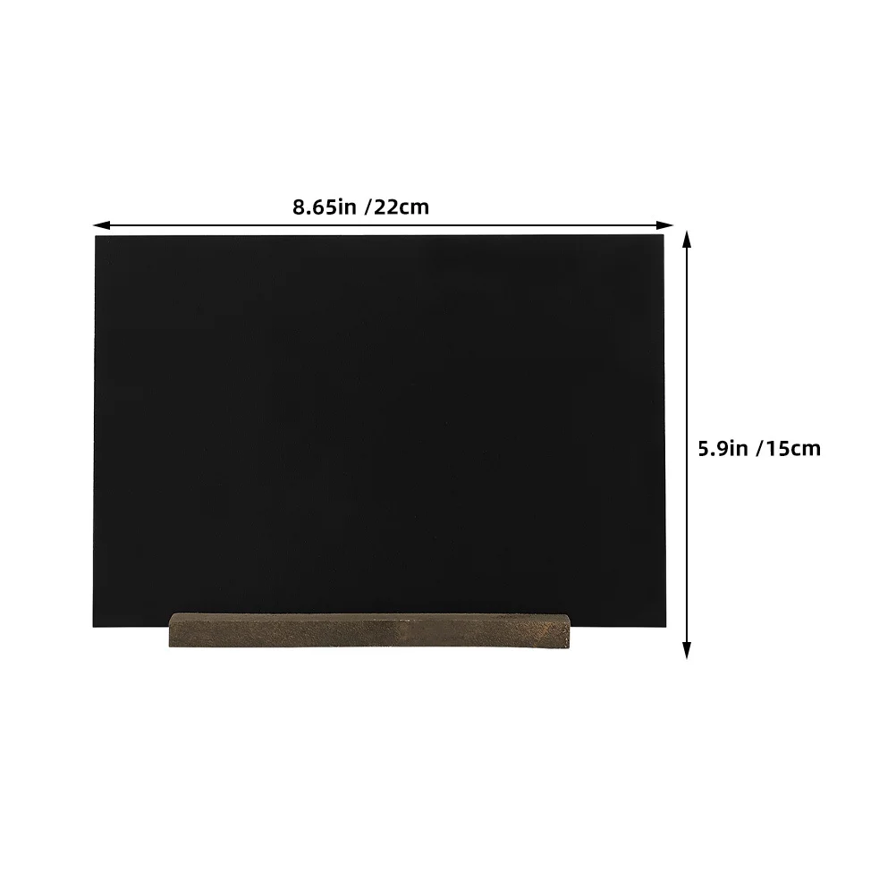 قطعتان من علامات السبورة الخشبية الصغيرة، تصميم بسيط لأنماط مختلفة، تغييرات محتوى سهلة للاستخدام اليومي في المناطق الصغيرة #5