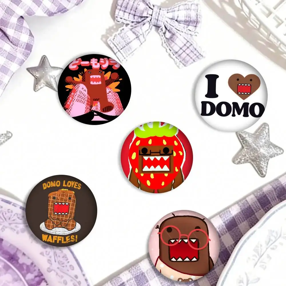 Mascot-Brooch-Domo-Kun  Animals Funny Brooches Badge Backpack Clothes Gift Accessory