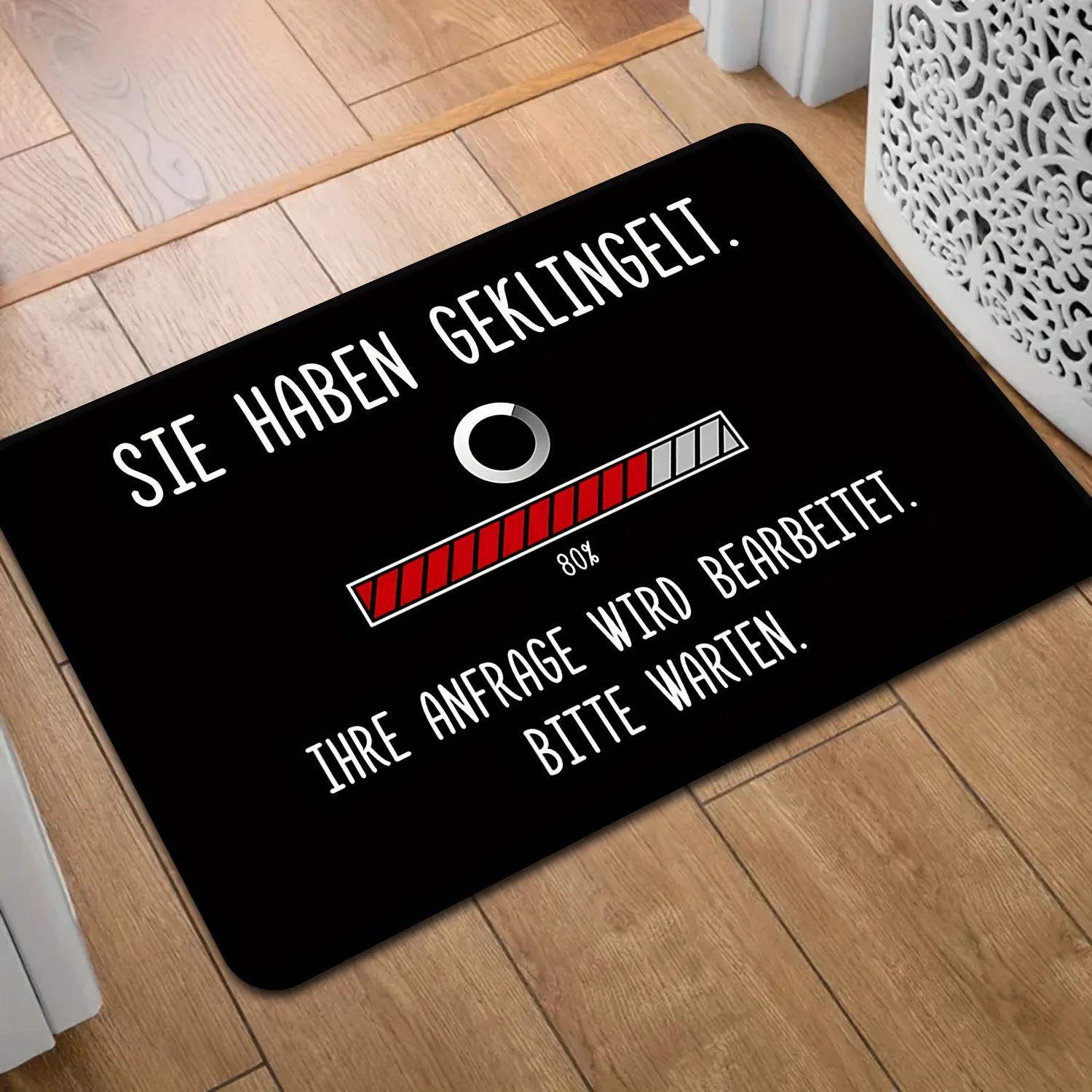 German Text Humorous Doormat 