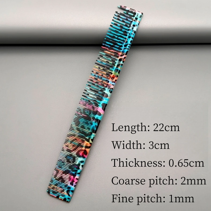 Haar Schneiden Kamm Mit Skala Cyan Gelb Lineal Haarschnitt Kämme Friseur Friseur Haarbürste Salon Styling Werkzeuge Y0521 – Detail 31
