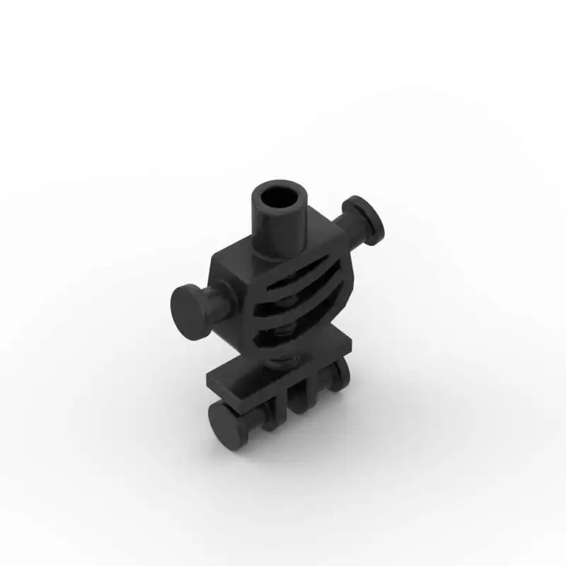 Moc 10 pçs parte tijolo 60115 esqueleto corpo blocos de construção ombro compatível montar quebra-cabeça partículas brinquedo diy dia das bruxas presente do miúdo