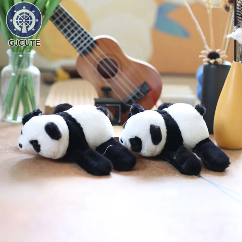 Lovely Plush Panda Animal Slap Snap Wrap Wristband Bracelet Stuffed Animal Kawaii Panda Hand Ring Wristband Kid Funny Toys