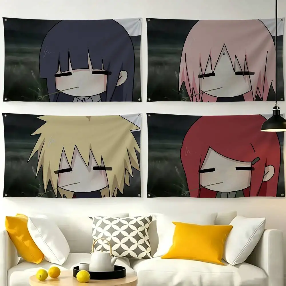 Legend of Konoha-Madara Uchiha  Flags for Bedrooms Home Decor Items Outdoor Decors Garage Decoration Flaga