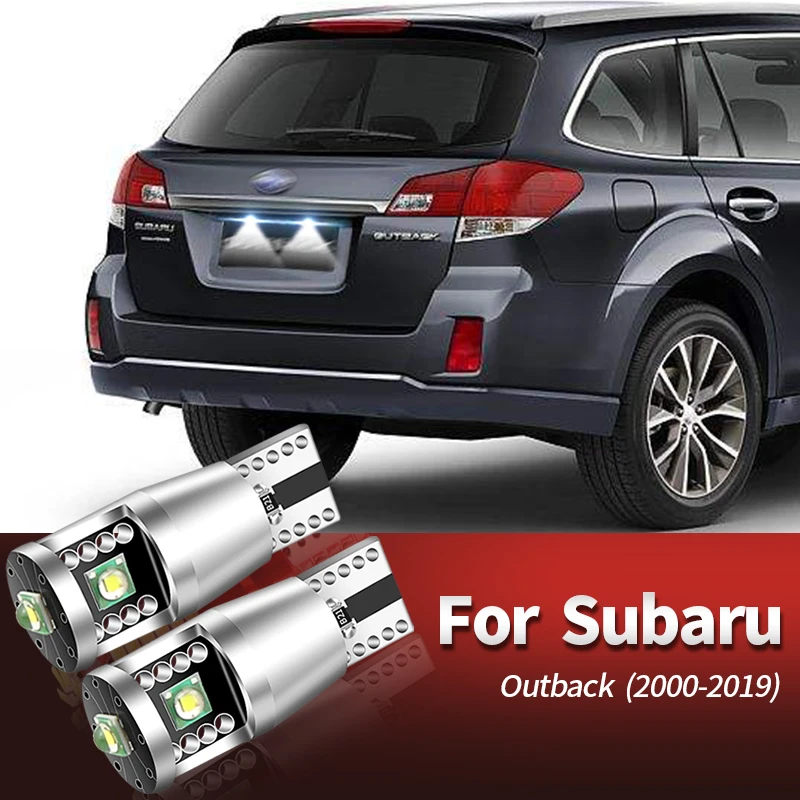 

2 шт. Canbus белый светодиодный светильник номерного знака W5W T10 для Subaru Outback 2000-2018 2019 лампы номерного знака автомобильные аксессуары