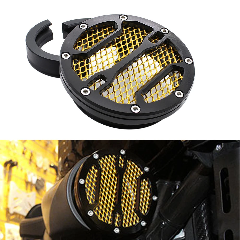 

Motorcycle Air Intake Cover Air intake Filter Part Black Aluminum For BMW R Nine T R9T 2013 14 2015 2016 2017 2018