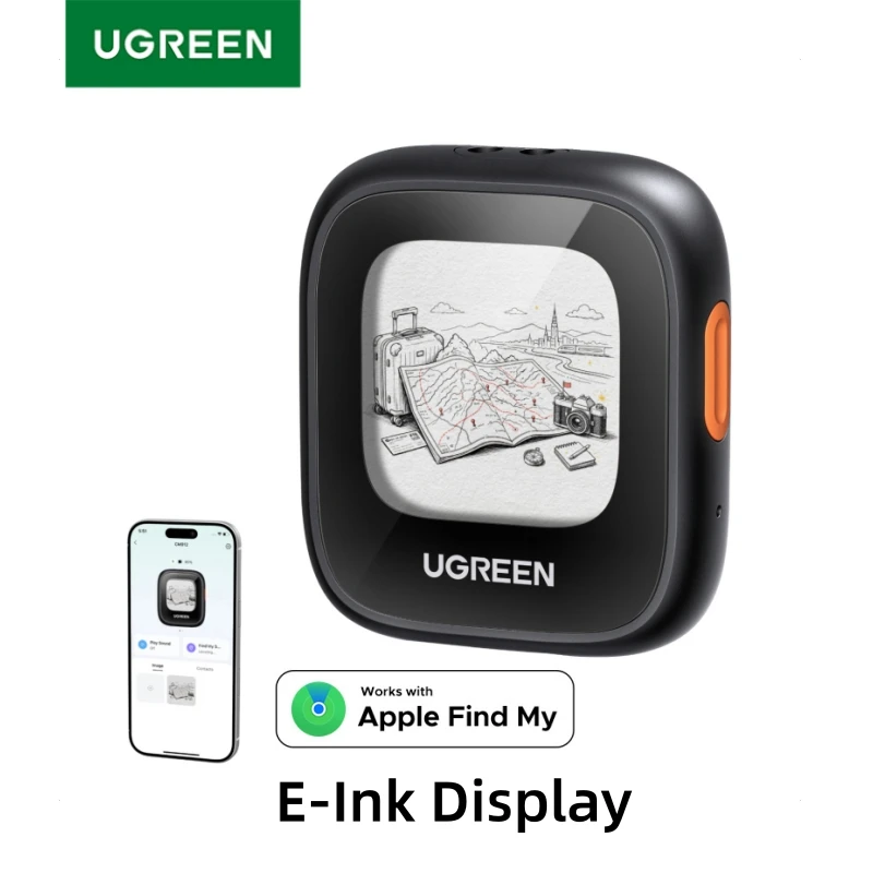 etiquetas-de-seguimiento-con-pantalla-de-tinta-electronica-personalizables-ugreen-finder-solo-para-ios-etiquetas-inteligentes-bluetooth-air-compatibles-con-la-funcion-«buscar»-de-apple