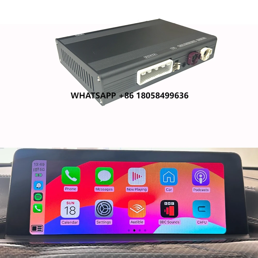 

Оригинальный обновленный экран Smart Box для BW M4 F82 F83 Android Auto Mirror Link AirPlay Navigation Wireless CarPlay NBT EVO