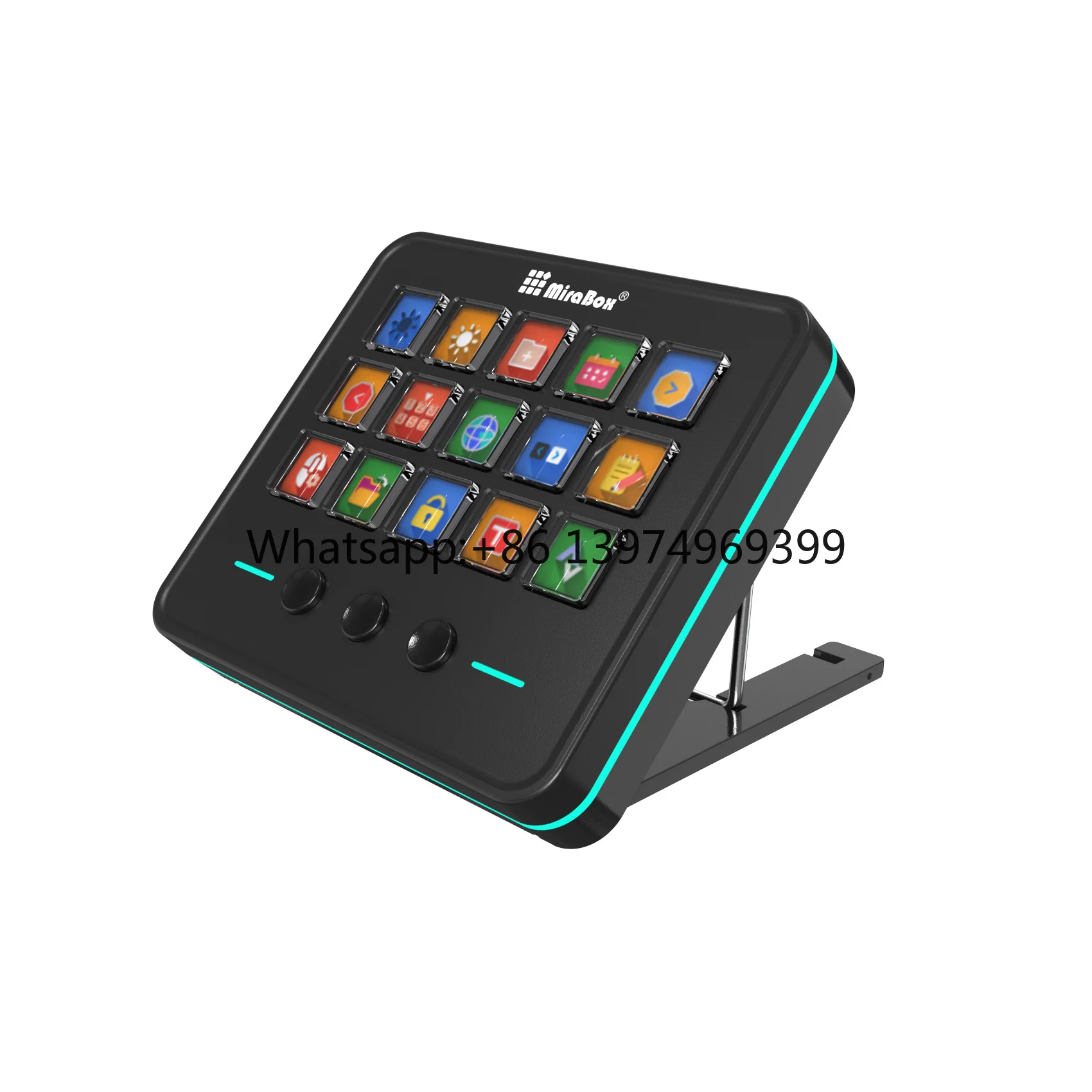 Gaming Keyboard Rgb 15 Keys Gaming Controller Custom Keyboard Stream Deck