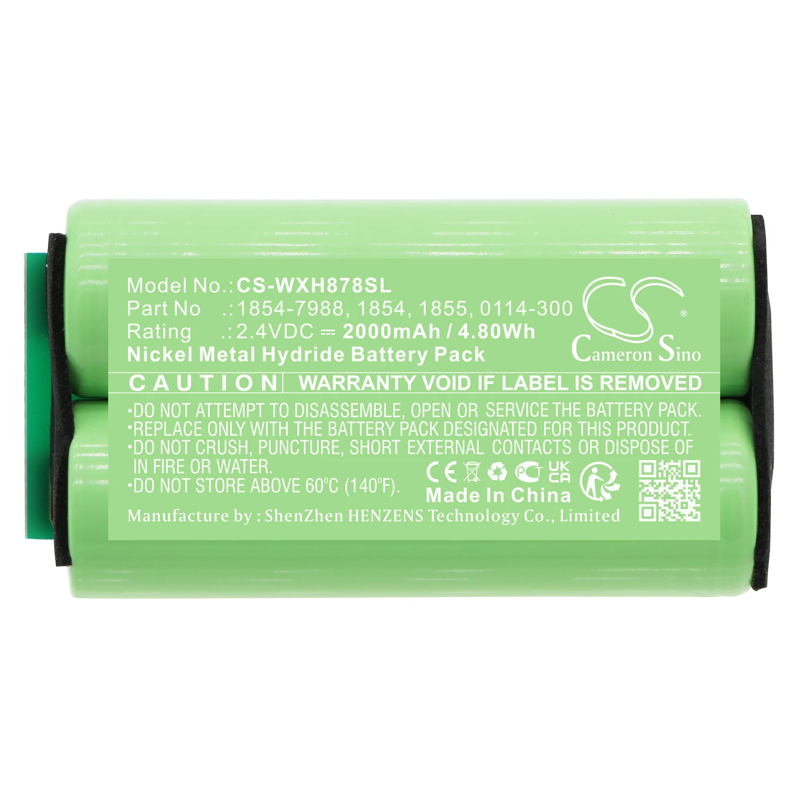 Shaver 2000mAh Battery For Wahl:Professional Animal Arco,Arco SE,8786,0114-300,1854,1854-7988,1855